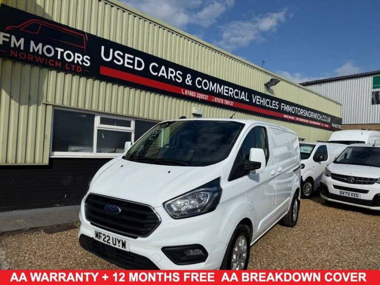 2022 22 FORD TRANSIT CUSTOM 2.0 300 ECOBLUE LIMITED PANEL VAN 5DR DIESEL MANUAL