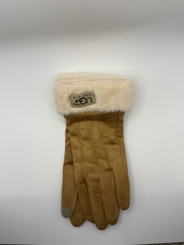 UGG brown caramel beige women’s gloves 