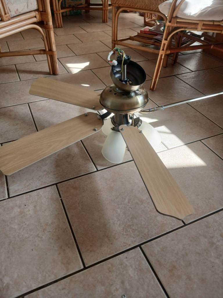Ceiling fan and light 
