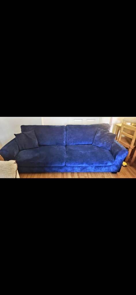 Navy sofa 4 seater