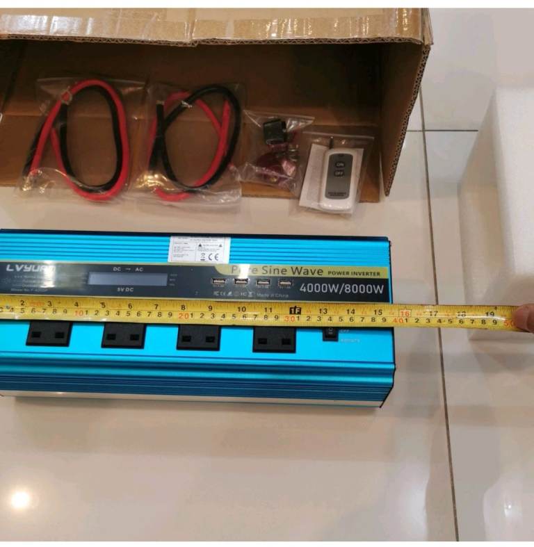 12v pure shine wave power inverter 4000 W