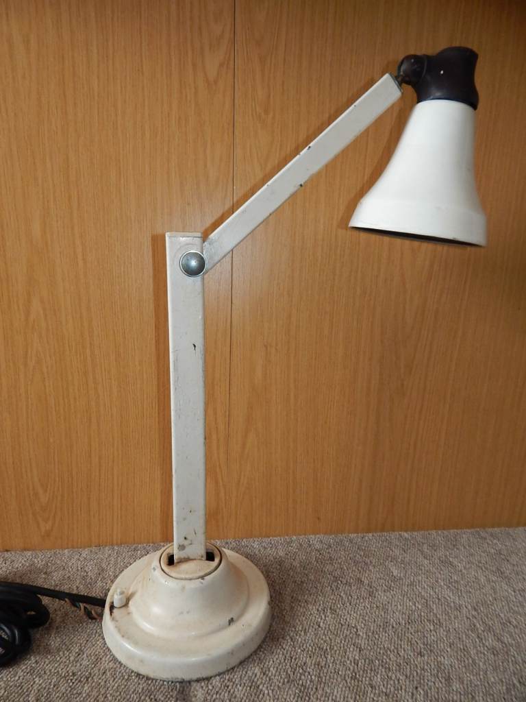 Art Deco Wandalite Adjustable Table Lamp by Cornercroft Coventry