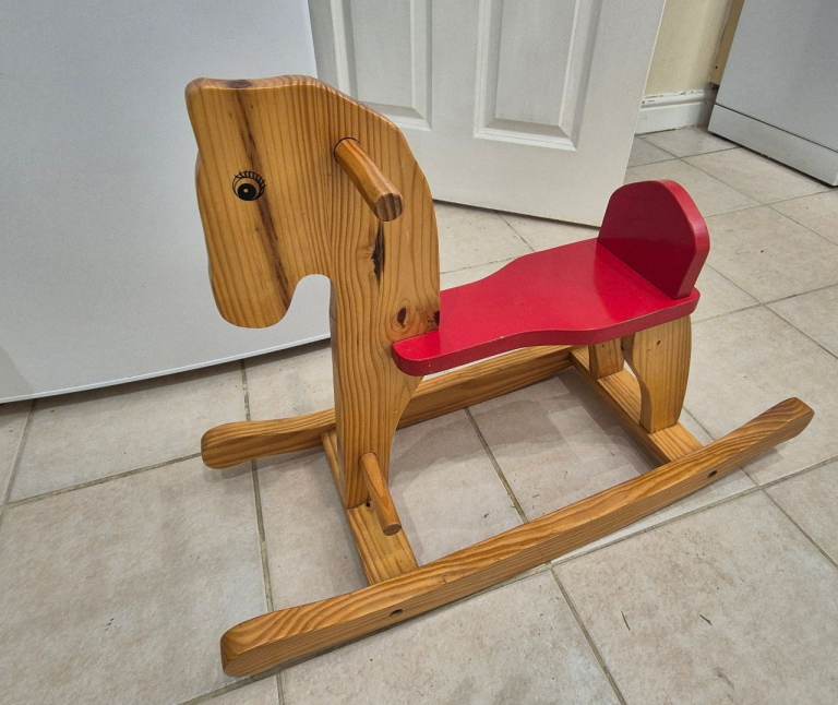 John Lewis Wooden Rocking Horse