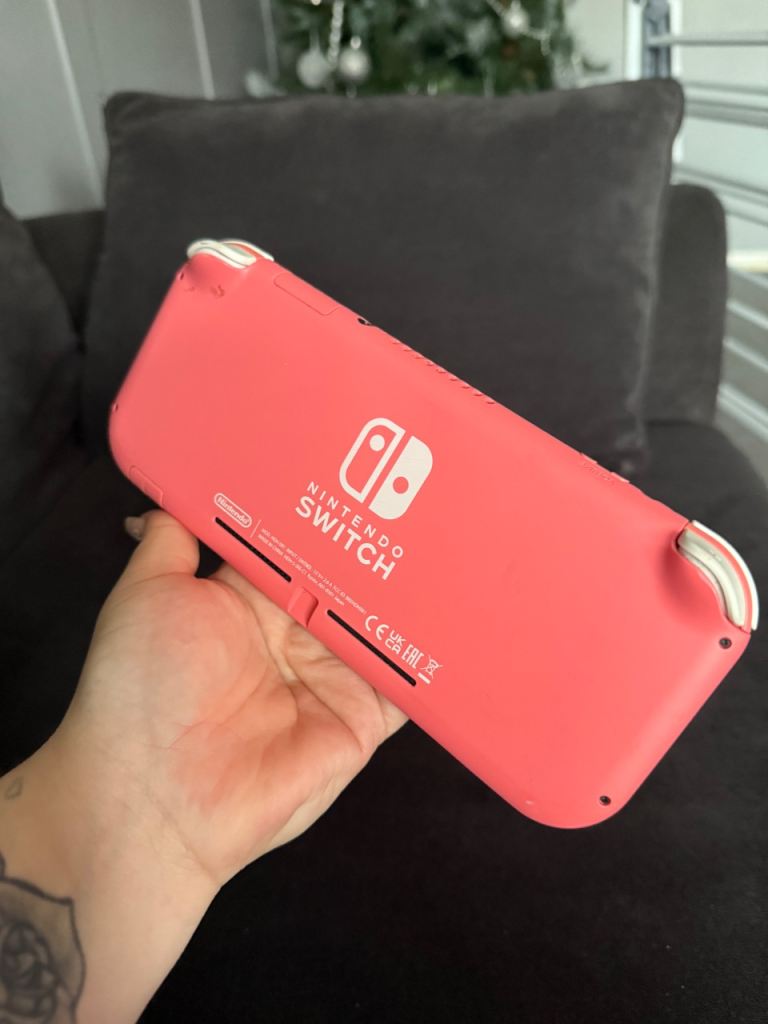 Nintendo switch lite with animal crossing 