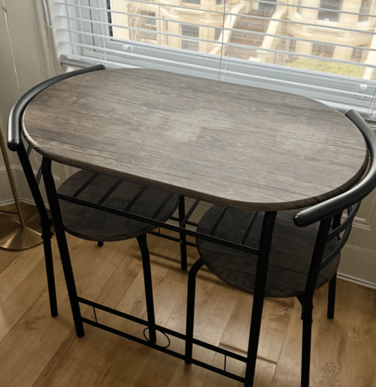 image for Small Compact Dining Table and Chairs