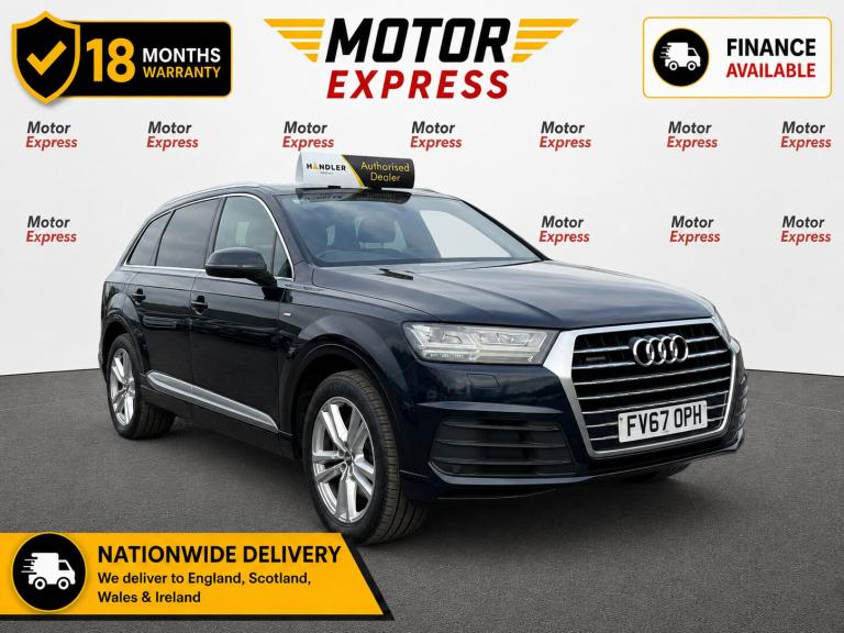 2017 Audi Q7 3.0 TDI Quattro S Line 5dr Tip Auto ESTATE Diesel Automatic