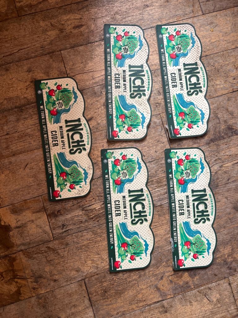 Rubber cider Inch’s bar mats runners