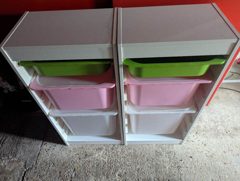 IKEA Trofast Storage Units with Trays (pair)