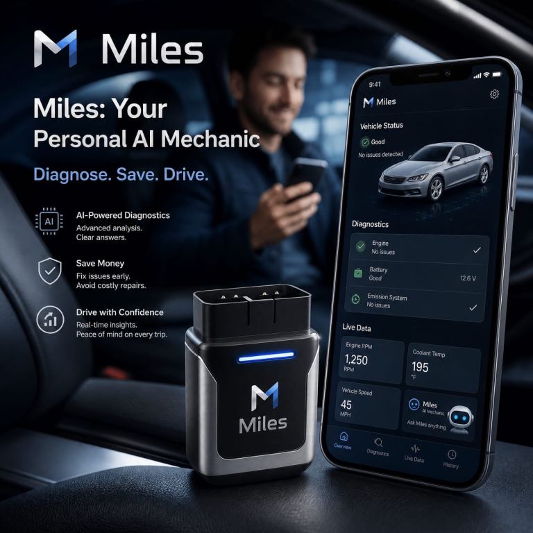 Brand new *Miles An AI Mechanic & Diagnostic Kits*.