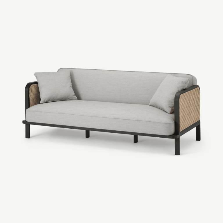 Toriko Click Clack Sofa Bed, Dove Grey Weave - Made dot com