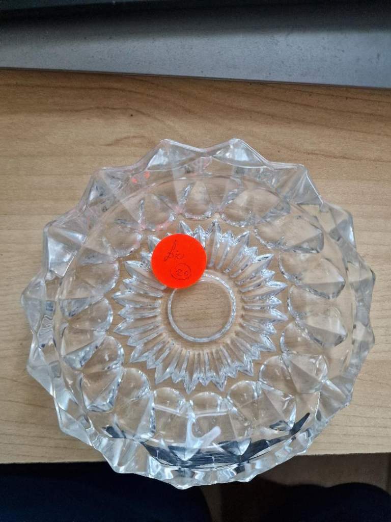 Clear Glass Ashtray/ Bon Bon dish – Good Condition