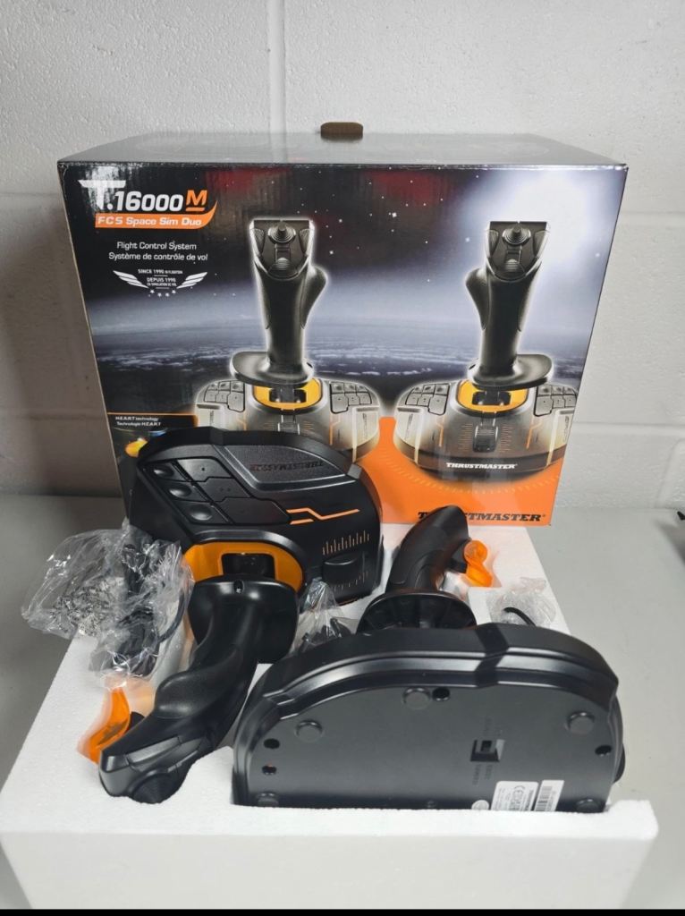 Thrustmaster T.16000M FCS Hotas Flight Stick and Throttle - NEW