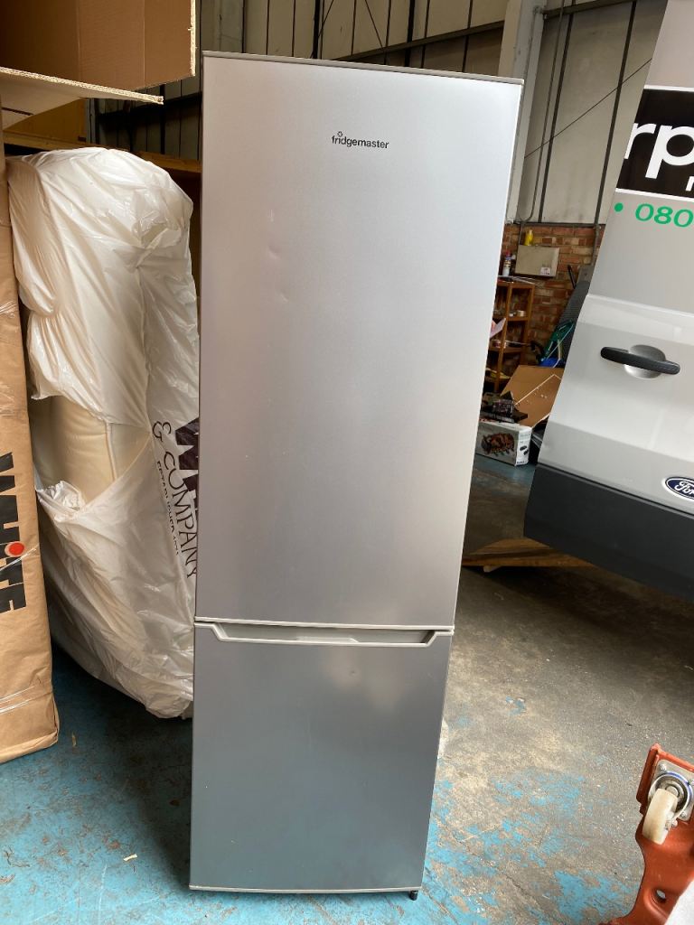 Fridgemaster Silver Fridge Freezer