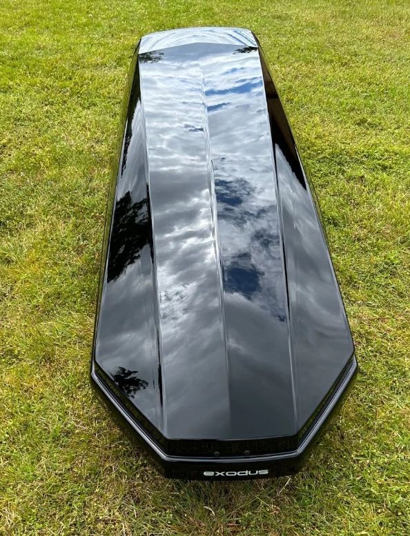 Halfords / exodus 360 long half width roof box ski