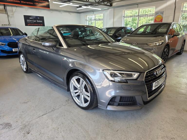 2017 Audi A3 Cabriolet 1.4 TFSI CoD S line Convertible 2dr Petrol Manual Euro 6