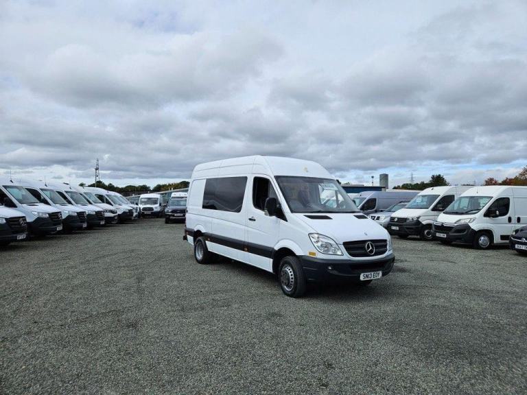 2013 ON 13 PLATE MERCEDES BENZ SPRINTER 516CDI 160BHP MWB DIESEL CREWVAN 