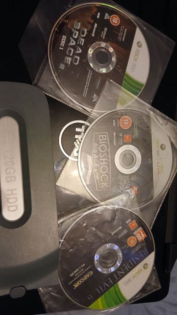 Xbox 360 120gb hardrive and 3 games brand new 