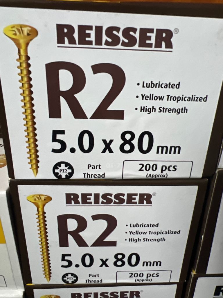 Reisser cutter screws 5.0x80mm 200pcs 