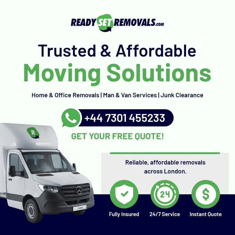 House Removals & Man With Van 🚚 Fixed Prices | Same Day Moves | Fully Insured SQ