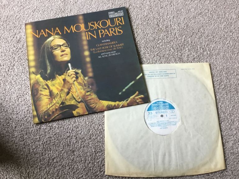 Nana Mouskouri in Paris Vinyl record