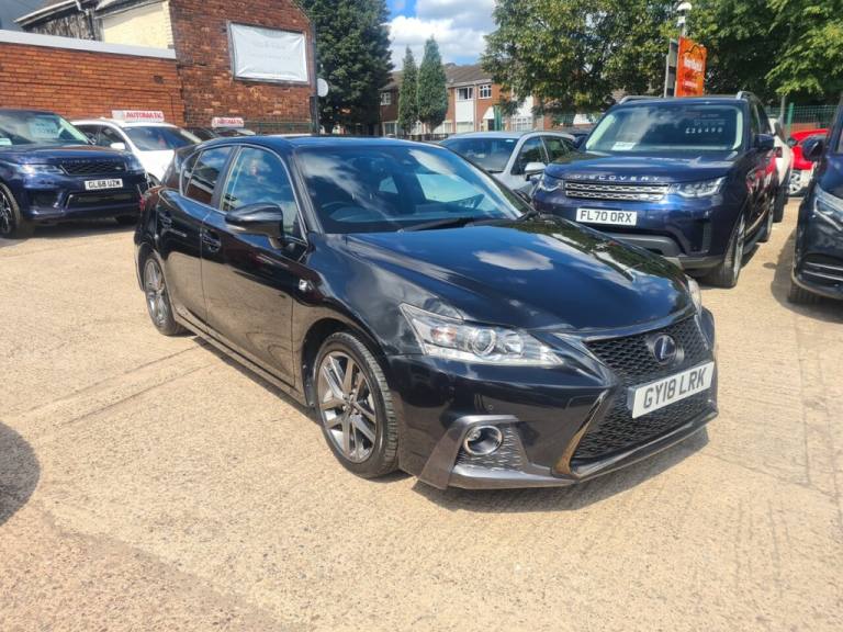 2018 Lexus CT 200h 1.8 F-Sport 5dr CVT HATCHBACK PETROL/ELECTRIC Automatic