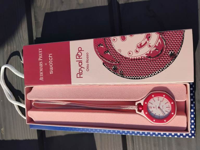 Swatch Royal Pop Otto Rosso Watch - Brand New in Box