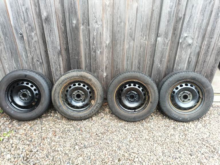 Steel Rims and tyres, R15