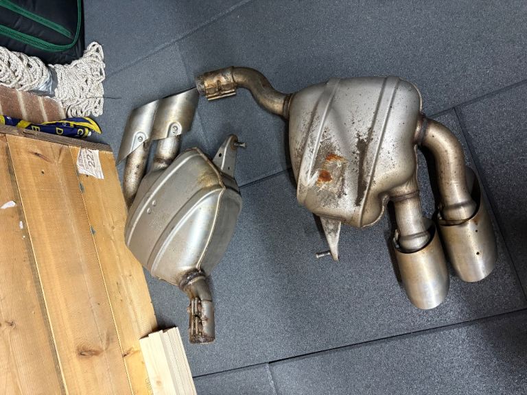 Porsche exhaust and boxes 