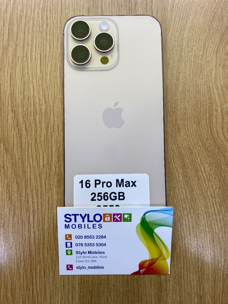 Apple iPhone 16 Pro Max – 256GB – White Exellent Condition 