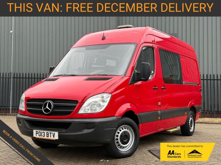2013 Mercedes-Benz Sprinter 2.1 313 CDi Panel Van 4dr Diesel Manual RWD L2 (129 bhp) Window Van D...