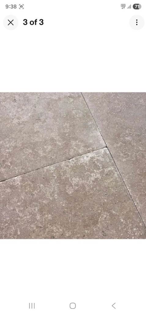 Limestone slabs 