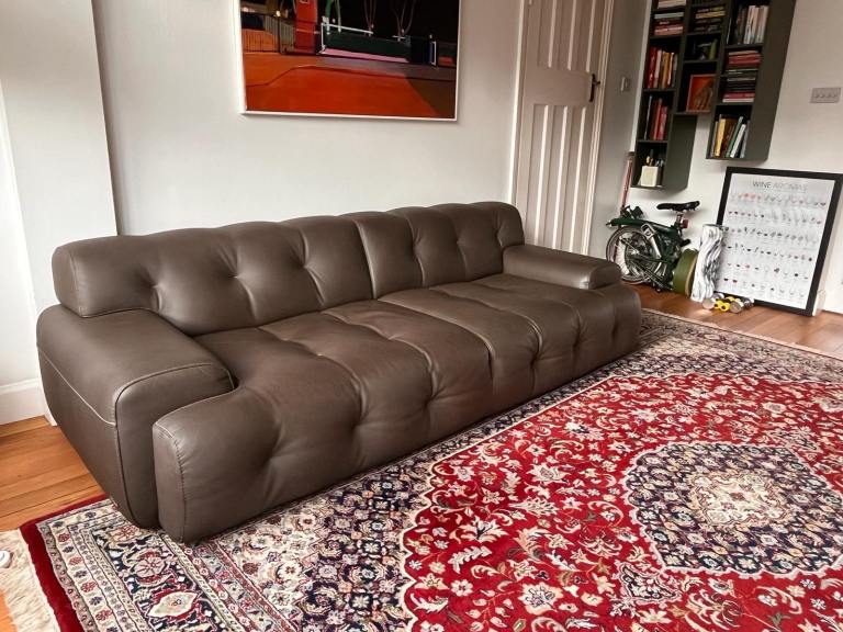 Roche  Designer Roche Bobois BLOGGER leather brown RRP £10000