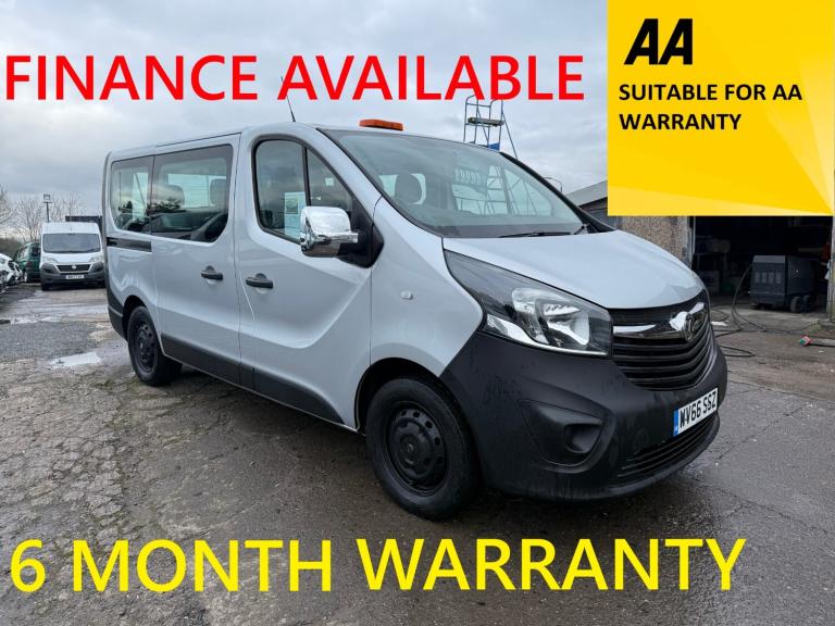 2016 Vauxhall Vivaro 2900 1.6CDTI 95PS ecoFLEX H1 Combi 9 Seat MPV Diesel Manual