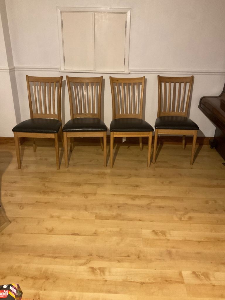 4 John Lewis Dining Room chairs ( used) 