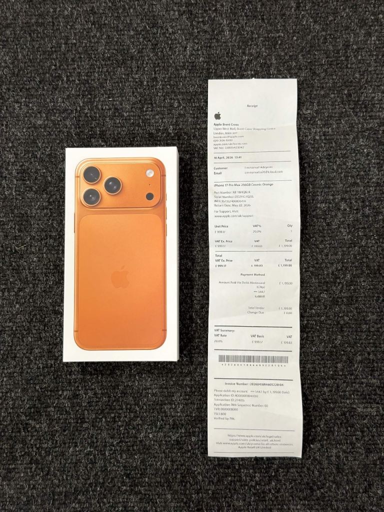 iPhone 17 pro max 256gb