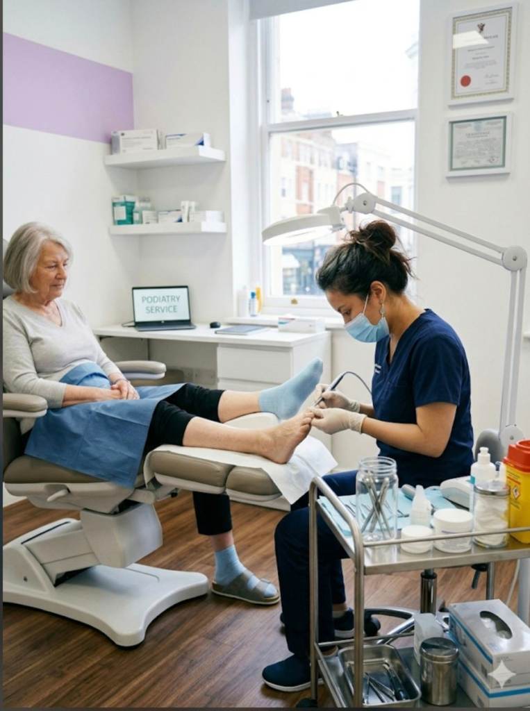 Medical pedicure