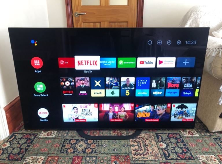 SONY KD55AG8BU 55 Inch Smart 4K Ultra HD Android HDR OLED TV with Google Assistant