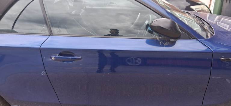 BMW 1 SERIES E88 Front Right Drivers Door Blue  Breaking Parts