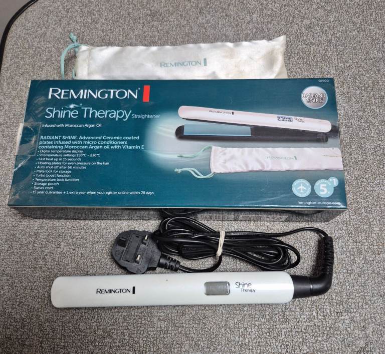 Remington Shine Therapy Hair Straightener – As New