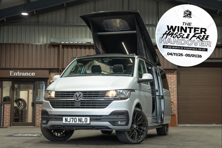 Volkswagen Transporter T6.1 Metallic Silver Long Wheelbase Campervan