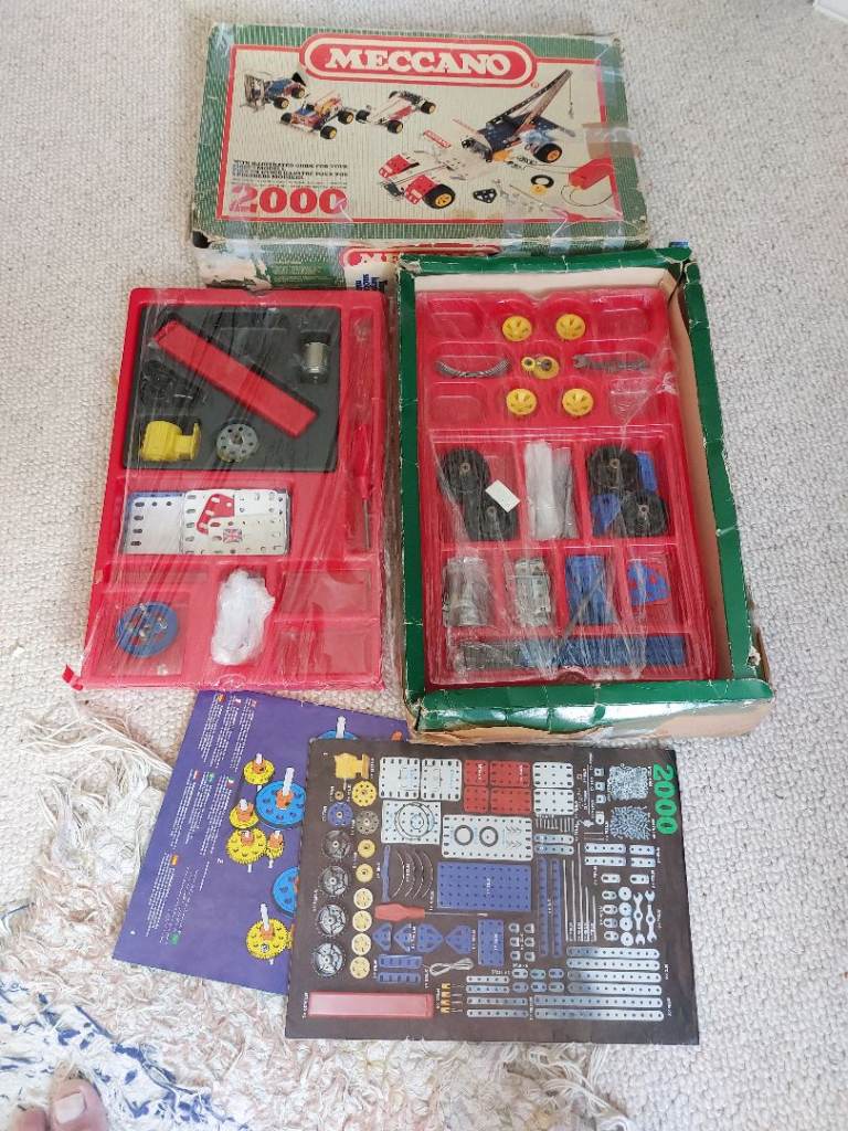 Meccano 2000 Set with Original Box and Instructions