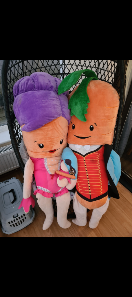 Kevin and Katie the carrot 