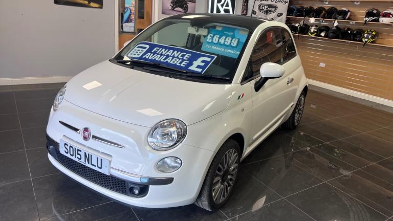 2015 Fiat 500 1.2 Lounge 3dr [Start Stop] alloys Bluetooth city pas  HATCHBACK Petrol Manual