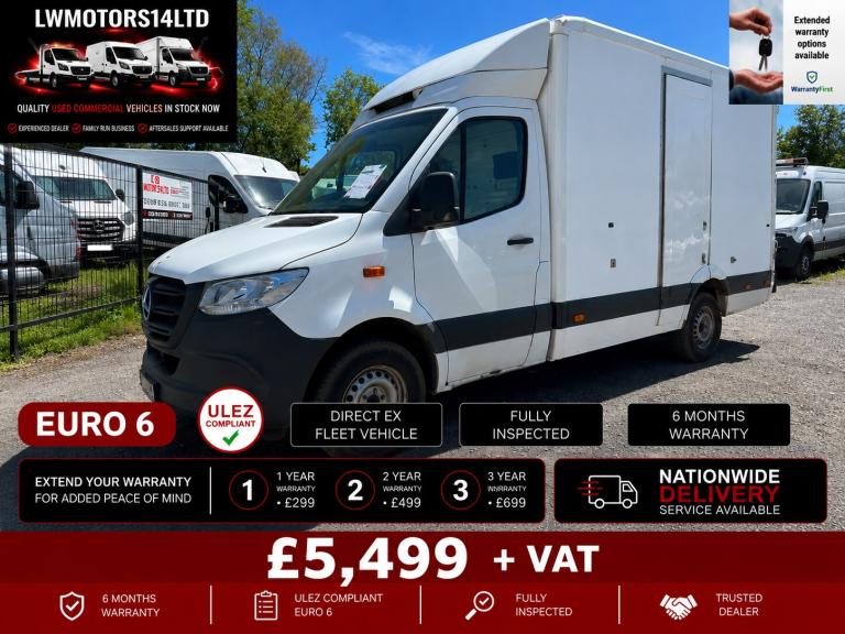 MERCEDES BENZ SPRINTER 315 CDI PROGRESSIVE L2H1 FRIDGE FREEZER 2021 21 REG