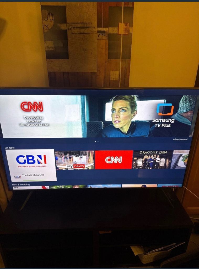 55 inch Samsung Smart tv