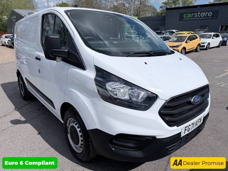 2022 Ford Transit Custom White 2.0 340 EcoBlue Euro 6 panel van, 45,100 miles, ULEZ compliant, 6-...