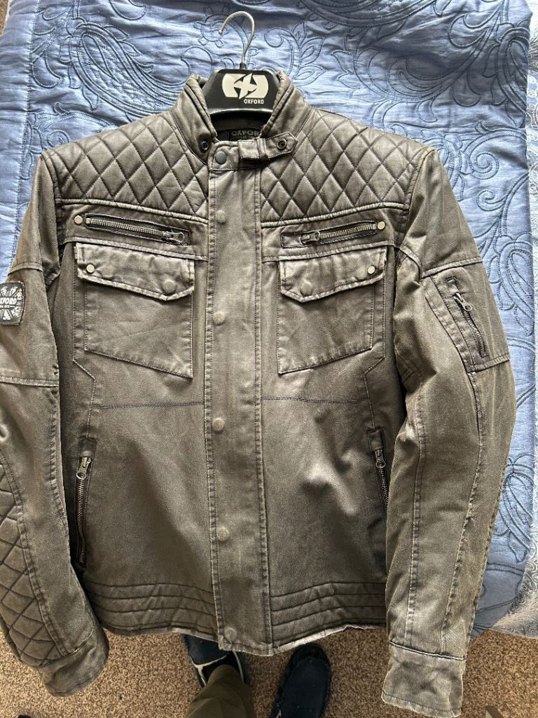 OXFORD HARDY WAX MOTORCYCLE JACKET NEW WITHOUT TAGS