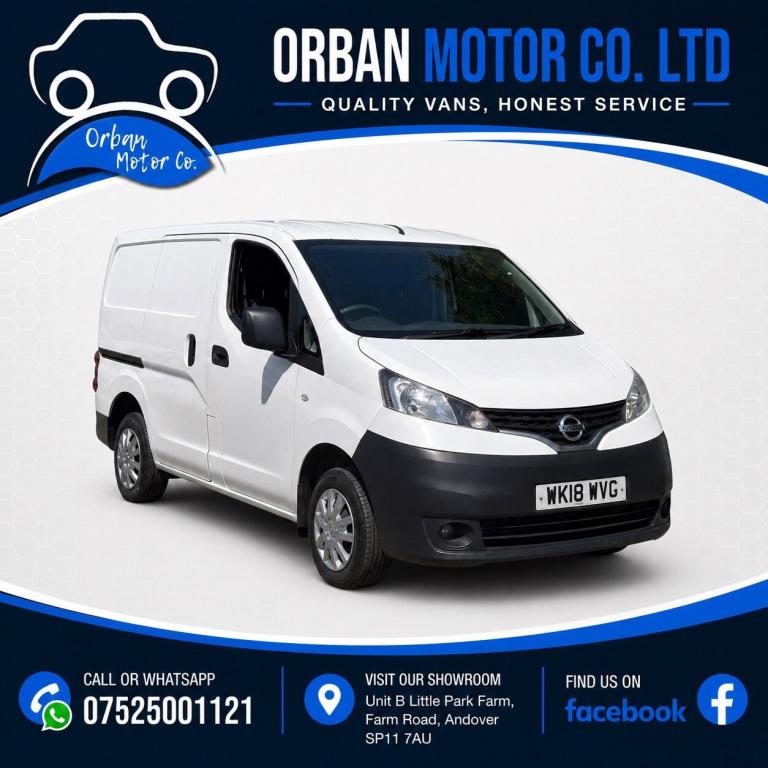 2018 Nissan NV200 1.5 dCi Acenta Panel Van 6dr Diesel Manual SWB Euro 6 (90 ps) Panel Van Diesel ...