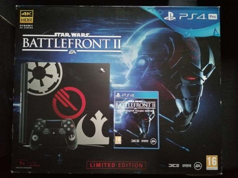 Boxed Limited Edition Star Wars PS4 Pro bundle,