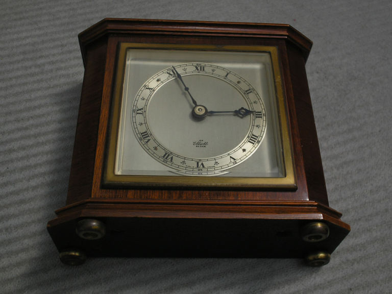 ART DECO mantle clock by ELLIOT....8-day